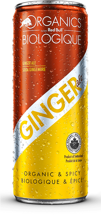 Red Bull Organics Ginger Ale Can