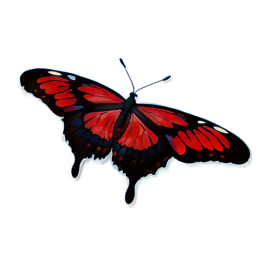 Red Butterfly Icon Png Rhk51