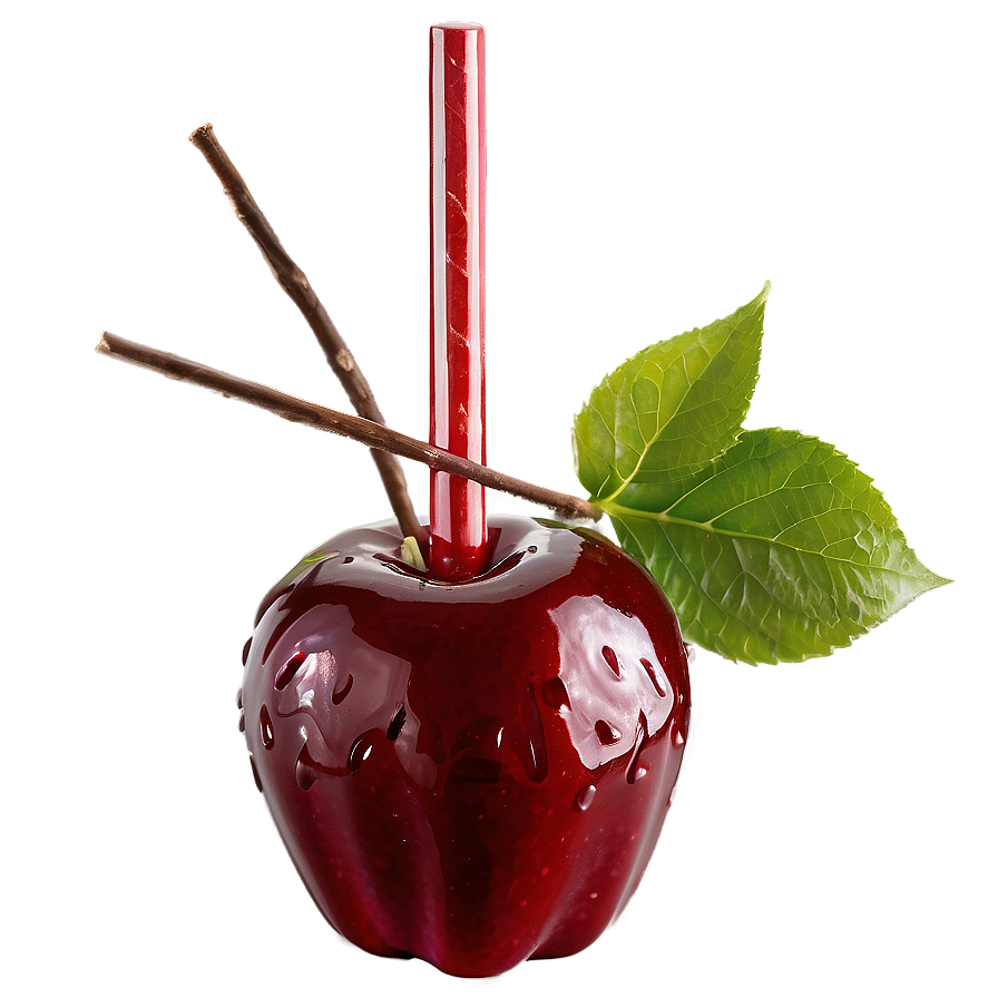 Red Candy Apple Png 06282024