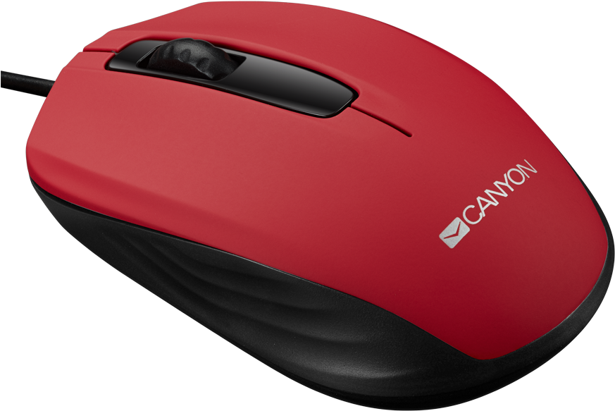 Red Canyon Wired Computer Mouse