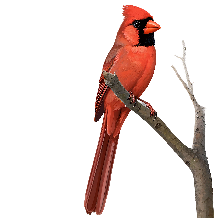 Red Cardinal Cartoon Png 30