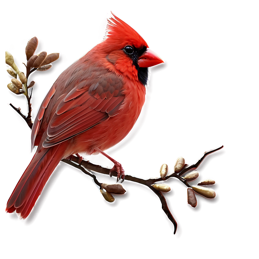 Red Cardinal Digital Art Png Oys97