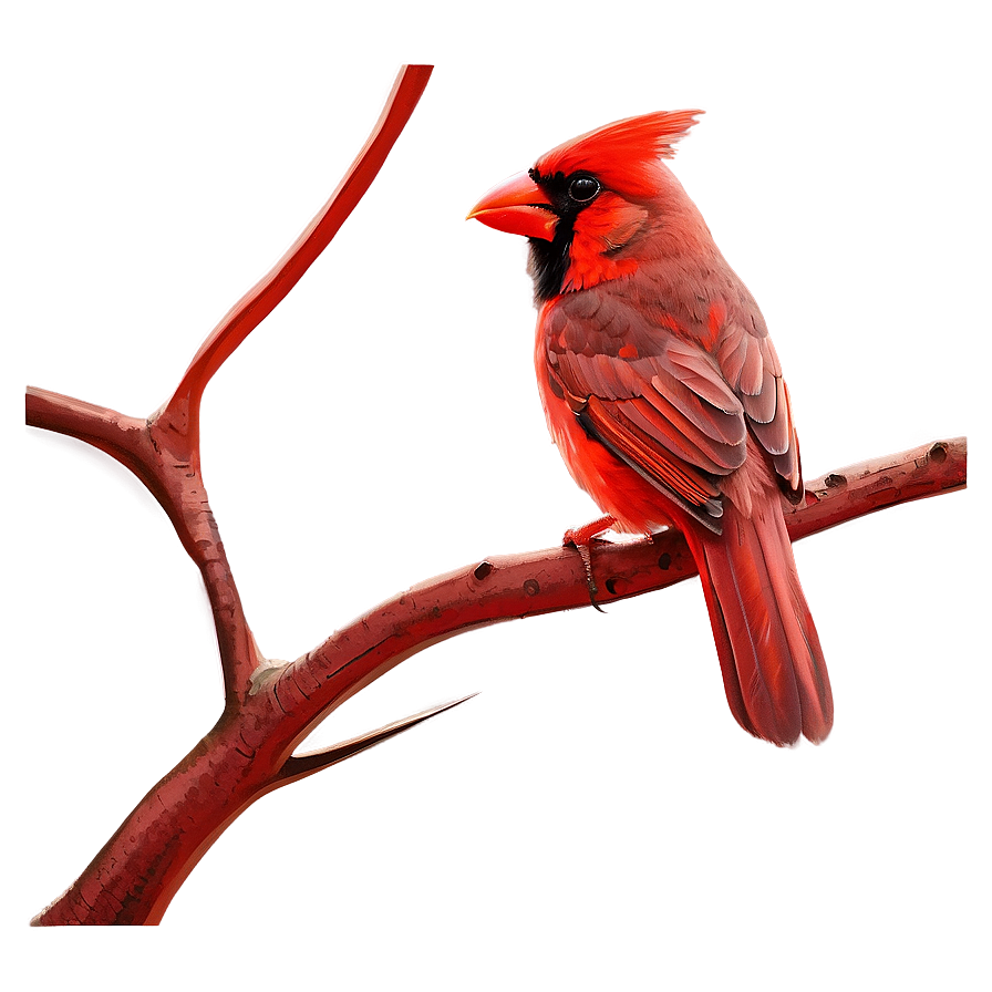 Red Cardinal Drawing Png Plk24