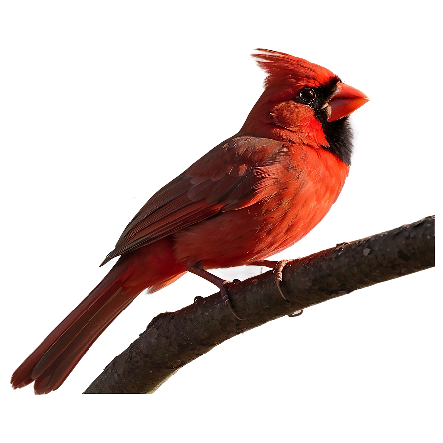 Red Cardinal During Sunset Png 97