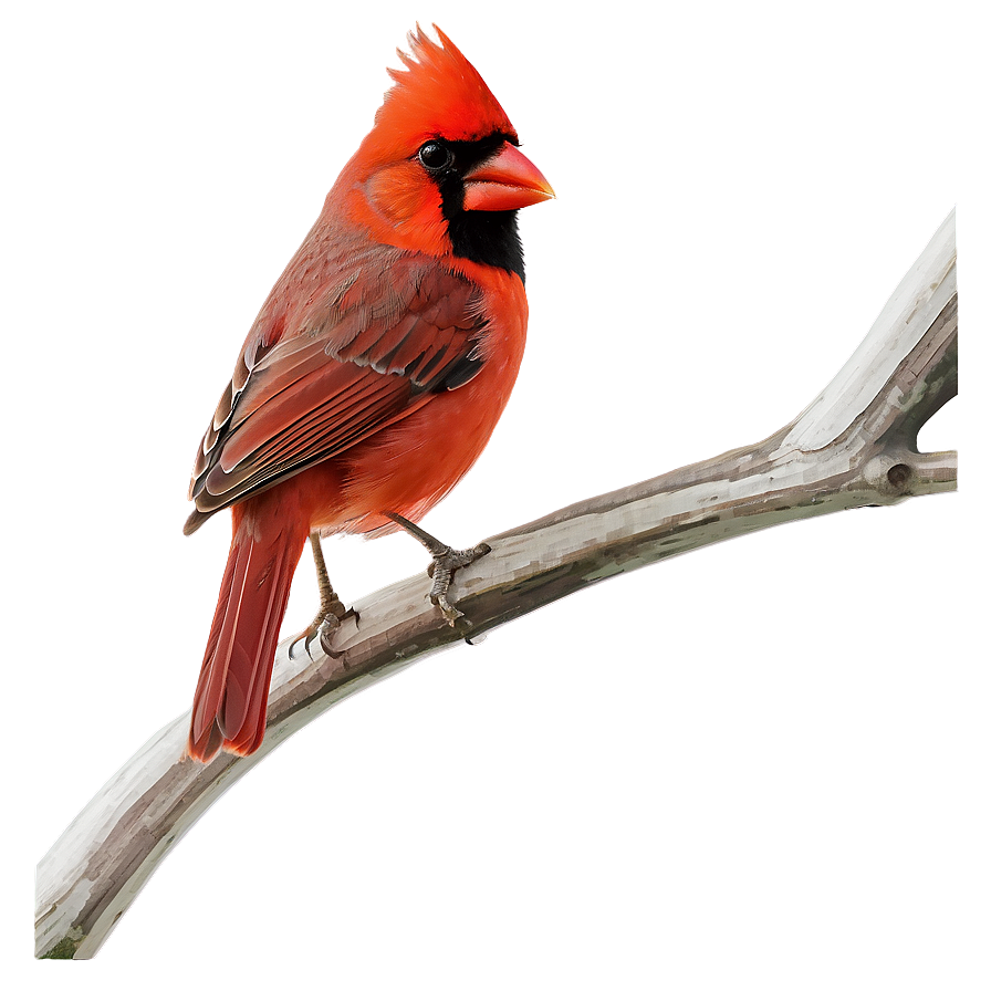 Red Cardinal In Autumn Png 06292024