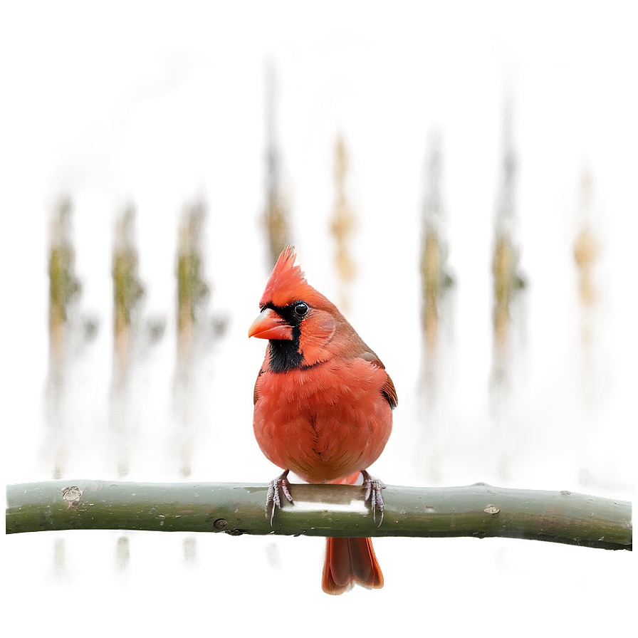 Red Cardinal In Spring Png 82