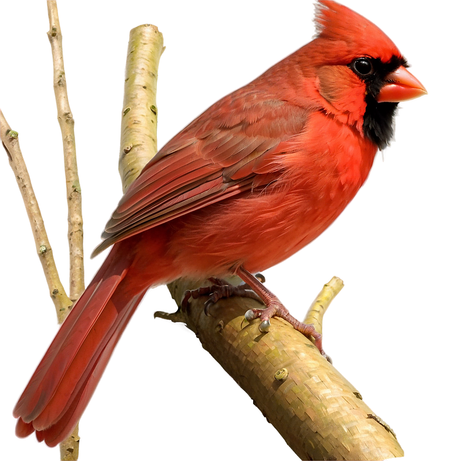 Red Cardinal Outline Png Pst63