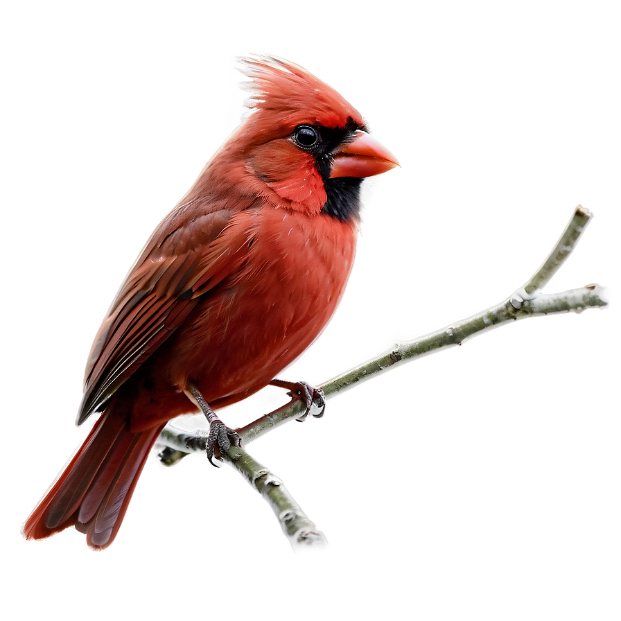 Red Cardinal Side View Png 06292024