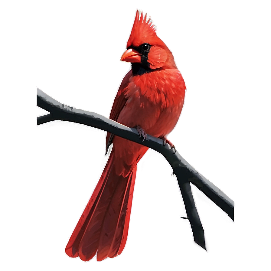 Red Cardinal Silhouette Png Oqo47