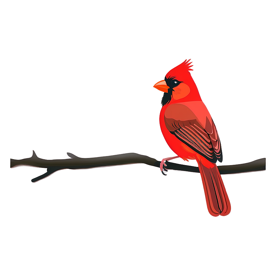 Red Cardinal Vector Png 06292024