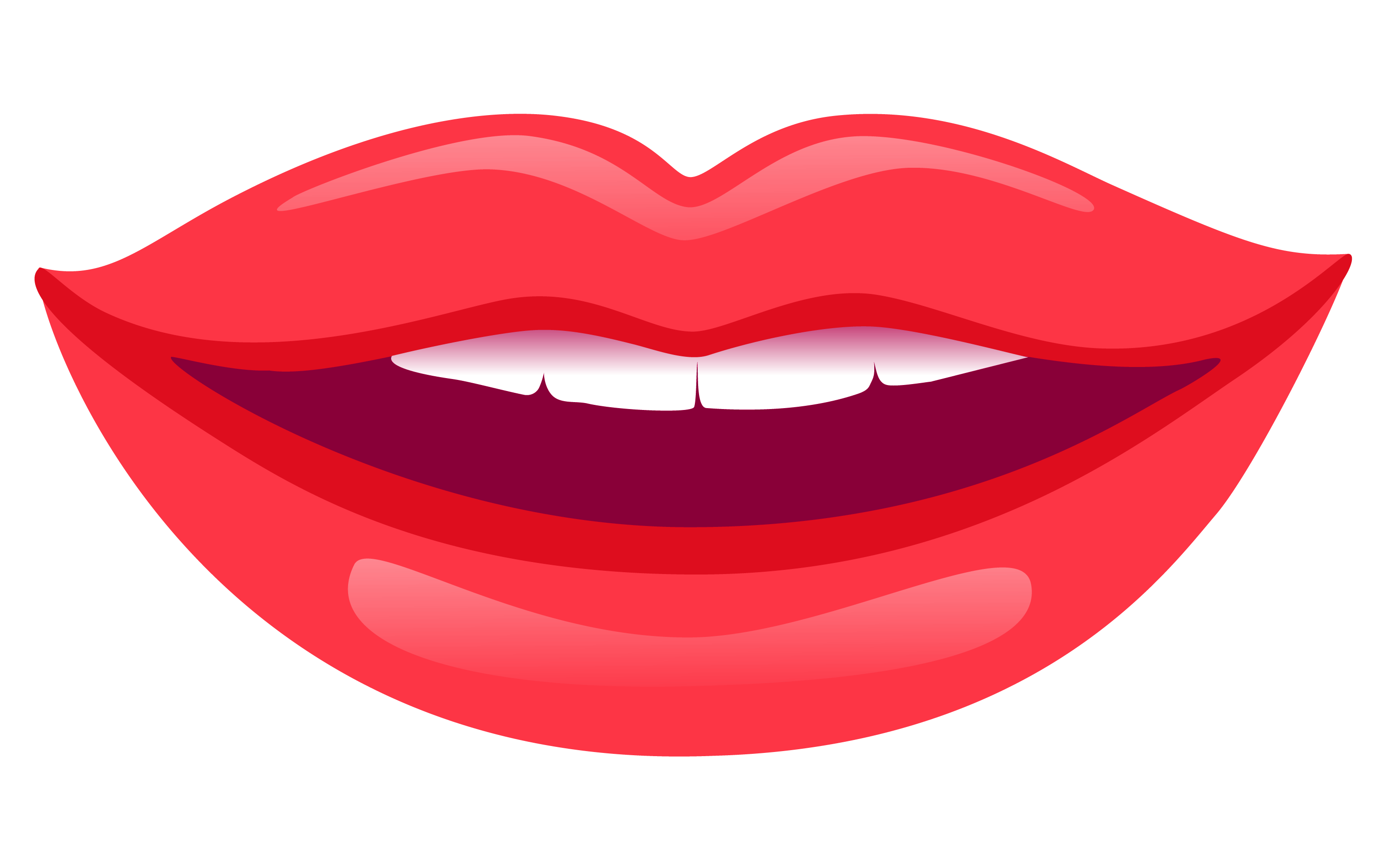 Red Cartoon Lips