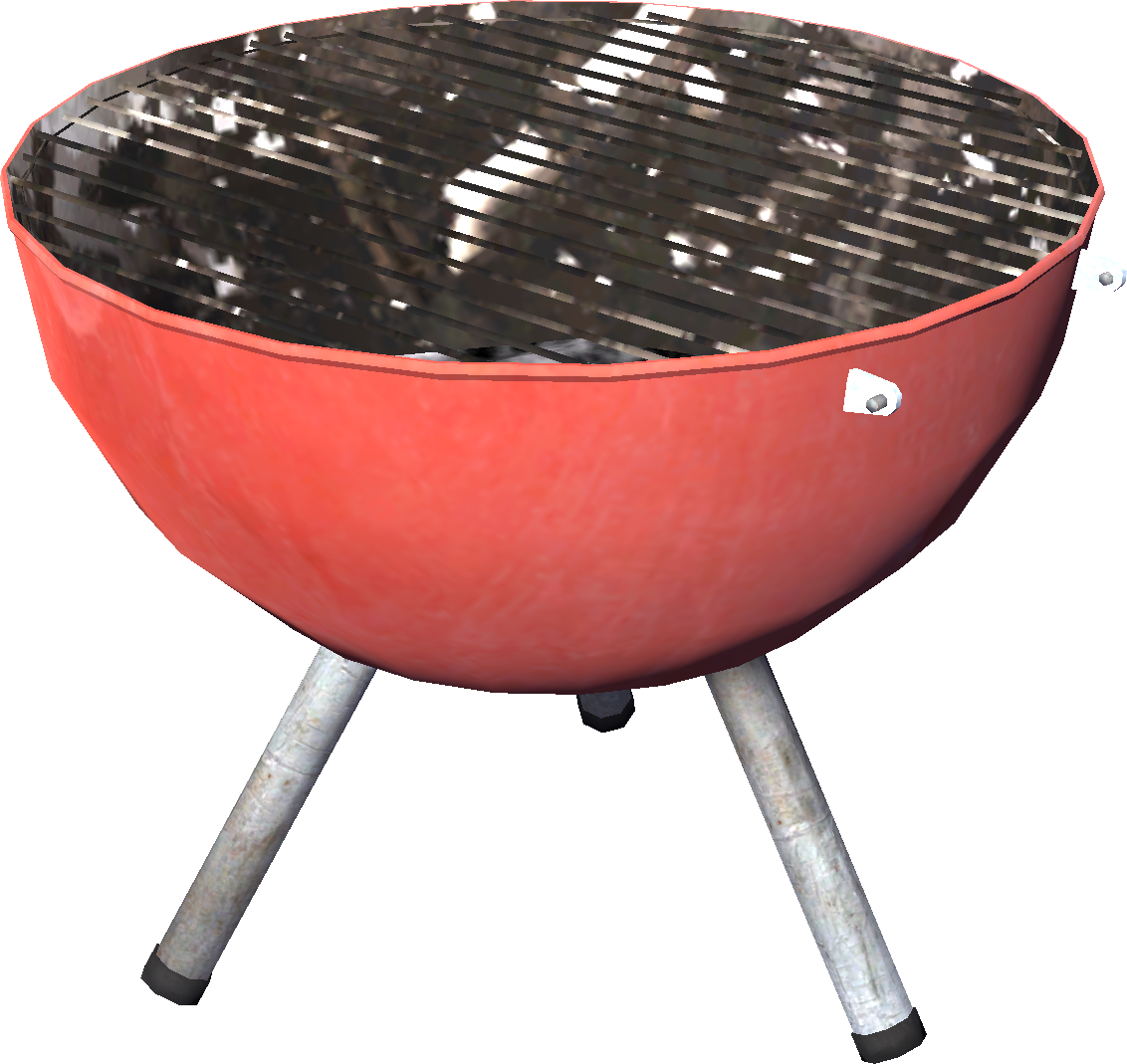 Red Charcoal Grill