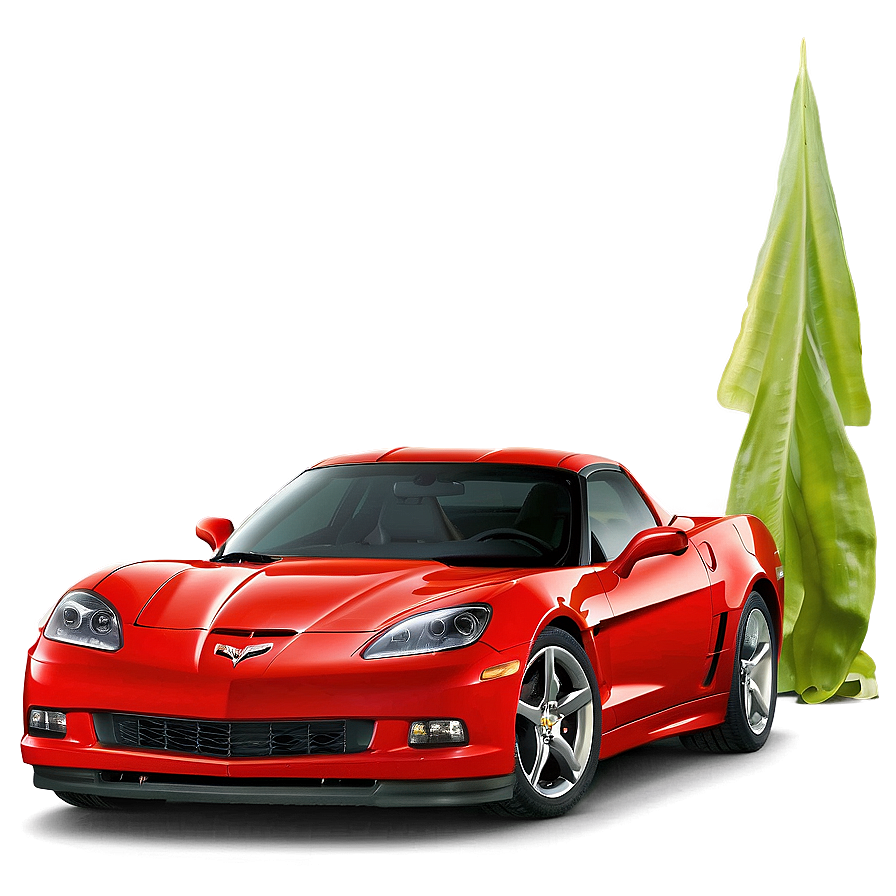 Red Chevrolet Corvette Png Wnd50