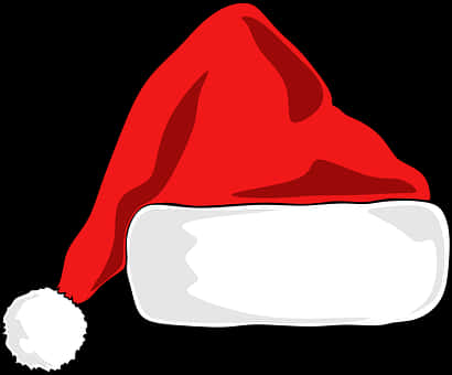 Red Christmas Hat Vector Illustration