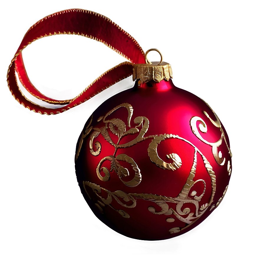 Red Christmas Ornament Png Jyc