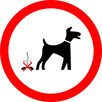 Red Circle Black Background With X