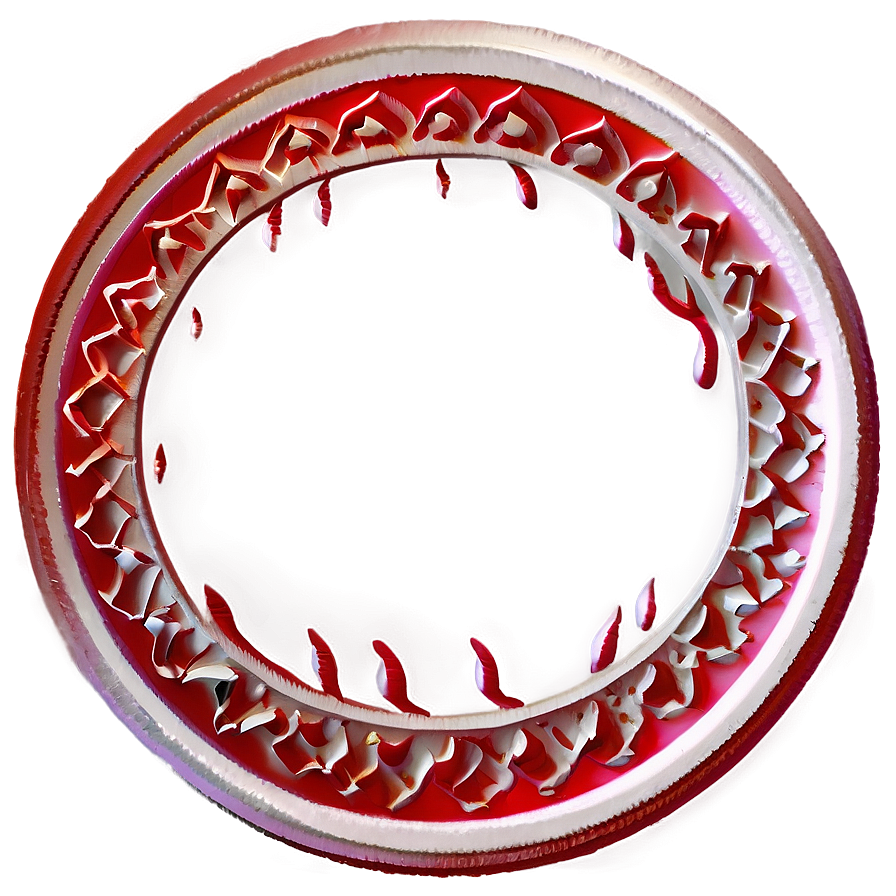 Red Circle Decoration Png Poh