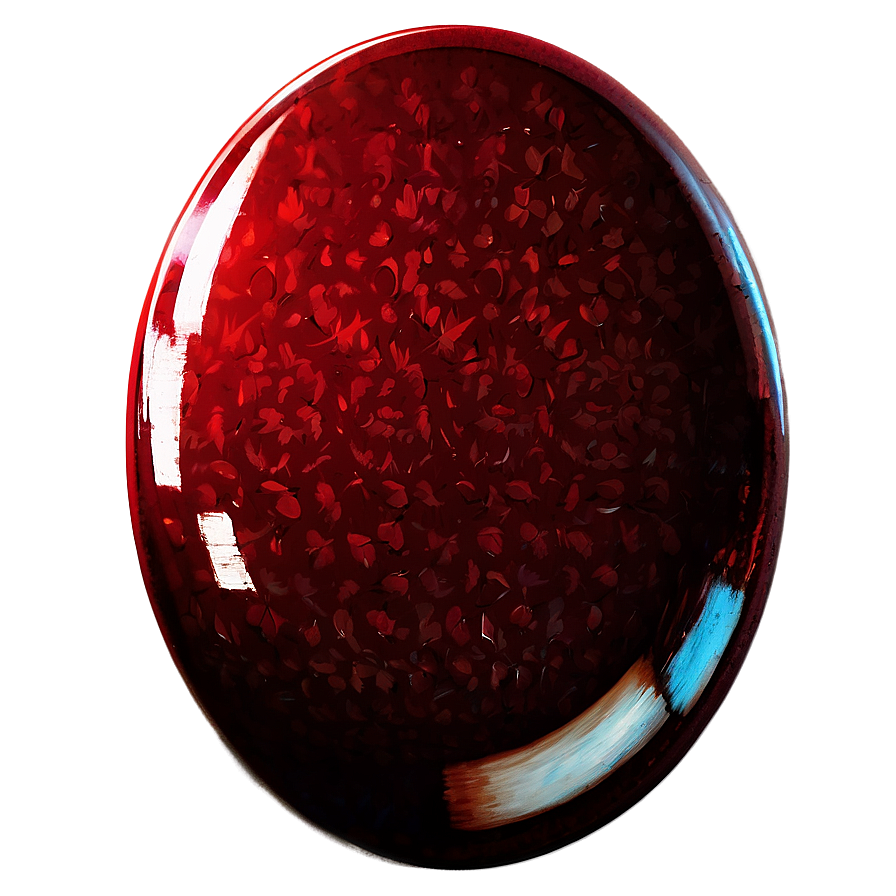 Red Circle With Gloss Effect Png Xru42