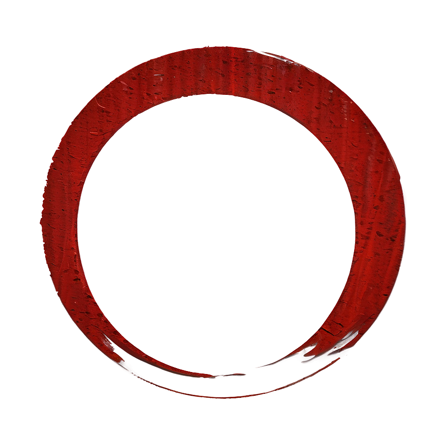 Red Circle With Texture Png Yxu