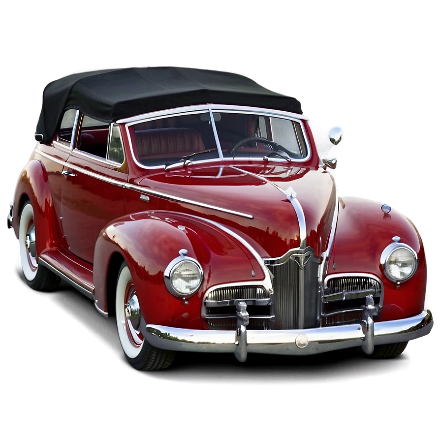 Red Classic Convertible Png Lyr