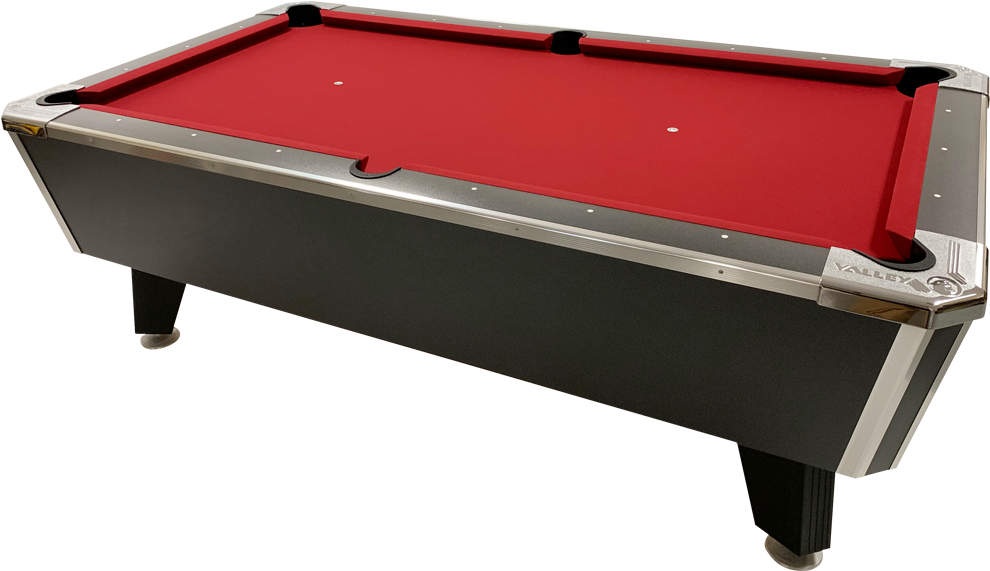 Red Cloth Valley Pool Table