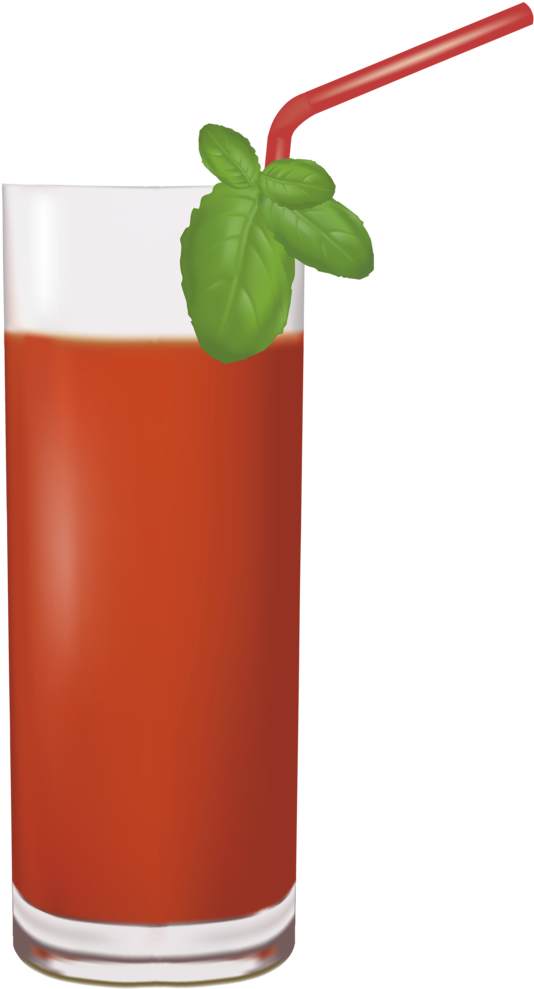 Red Cocktailwith Basil Garnish.png