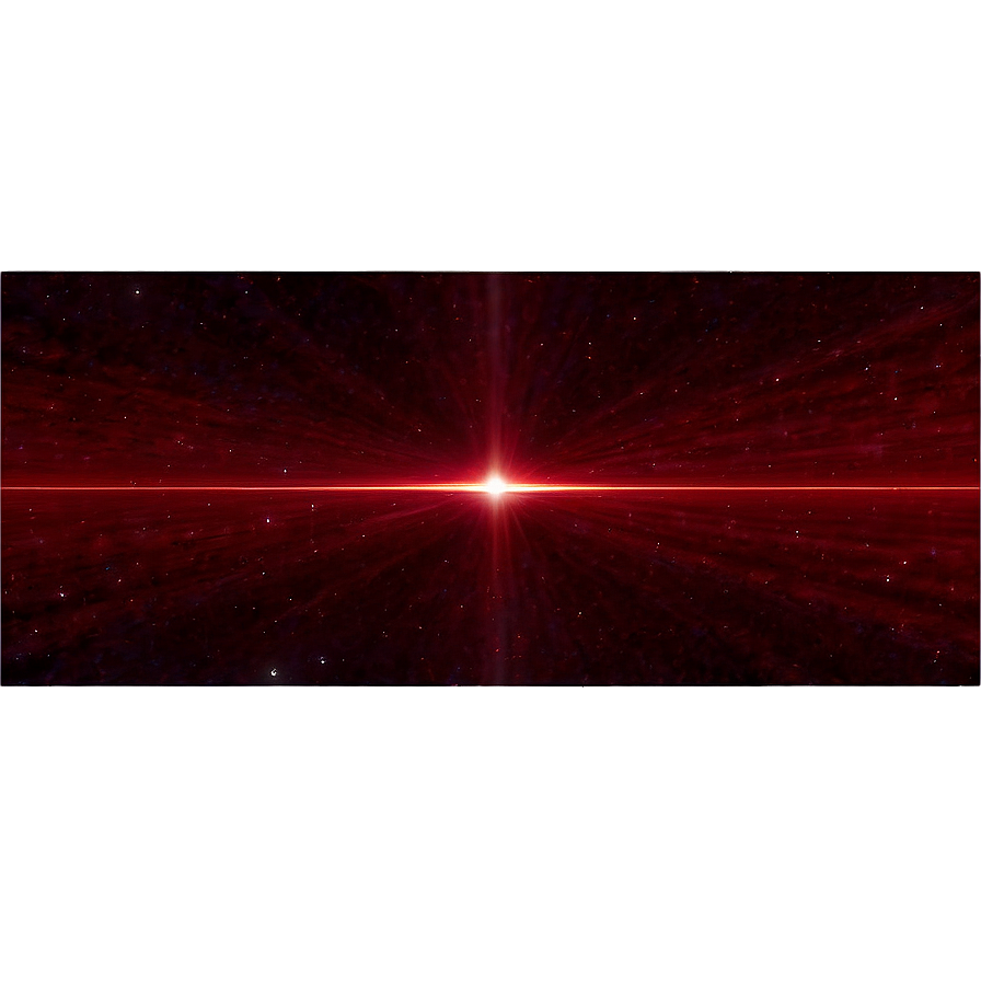 Red Cosmic Lens Flare Png Gom