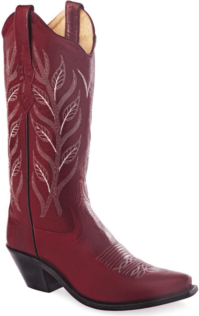 Red Cowboy Boot Side View