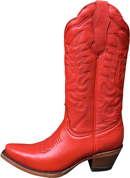 Red Cowboy Boot Western Wear.png