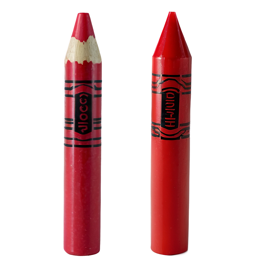 Red Crayon Set Png Xje72