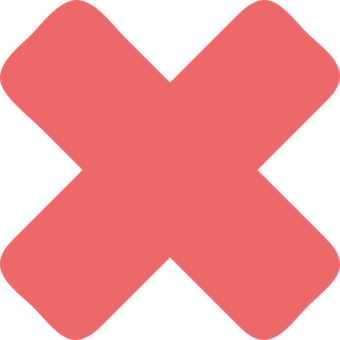 Red Cross Icon Simple