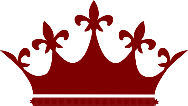 Red Crown Silhouette Graphic