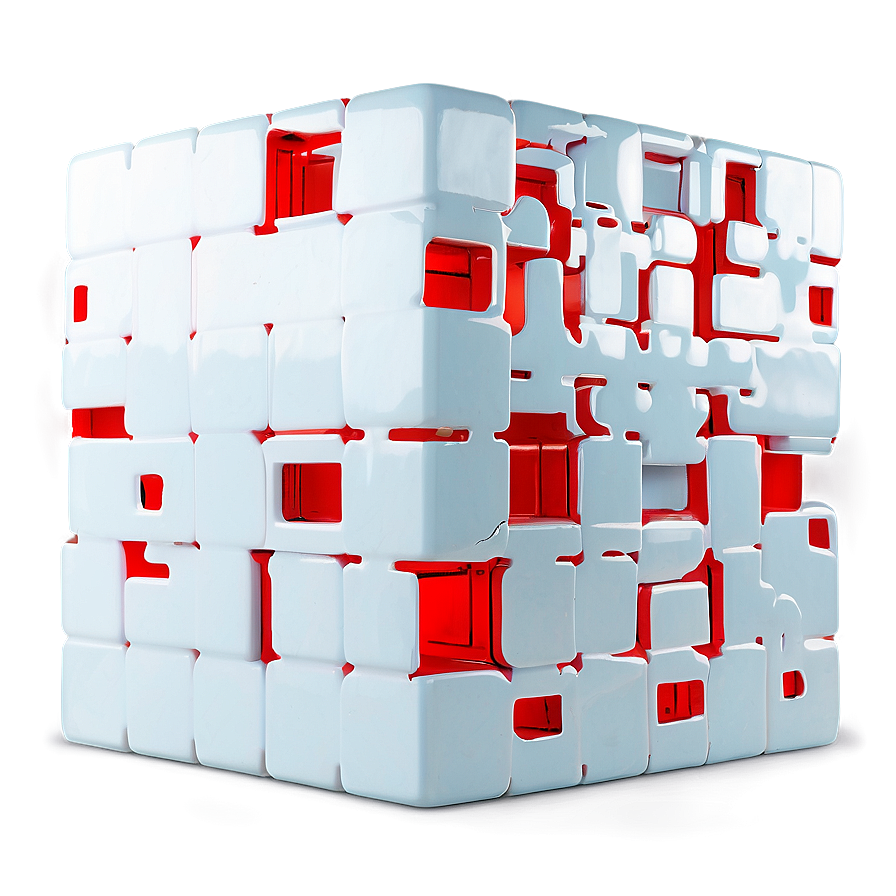 Red Cube Png 8