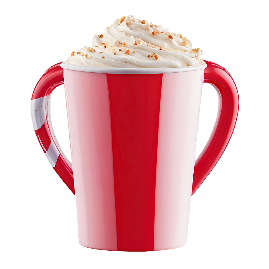 Red Cup With Cream Png Gow