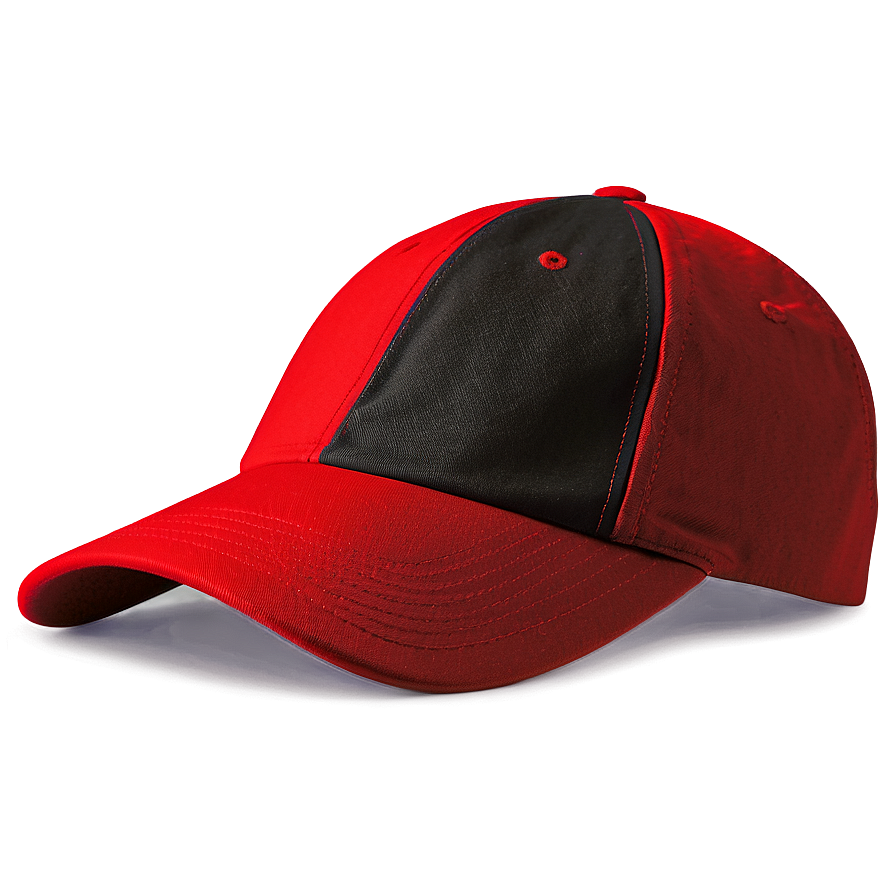 Red Dad Cap Look Png Pdj