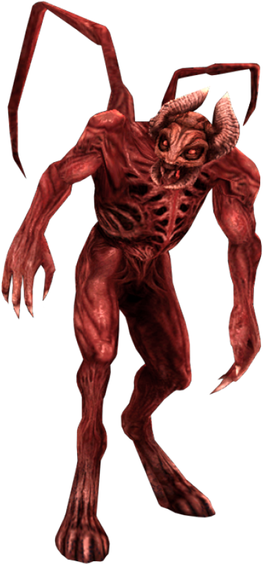 Red Demon Creature3 D Model