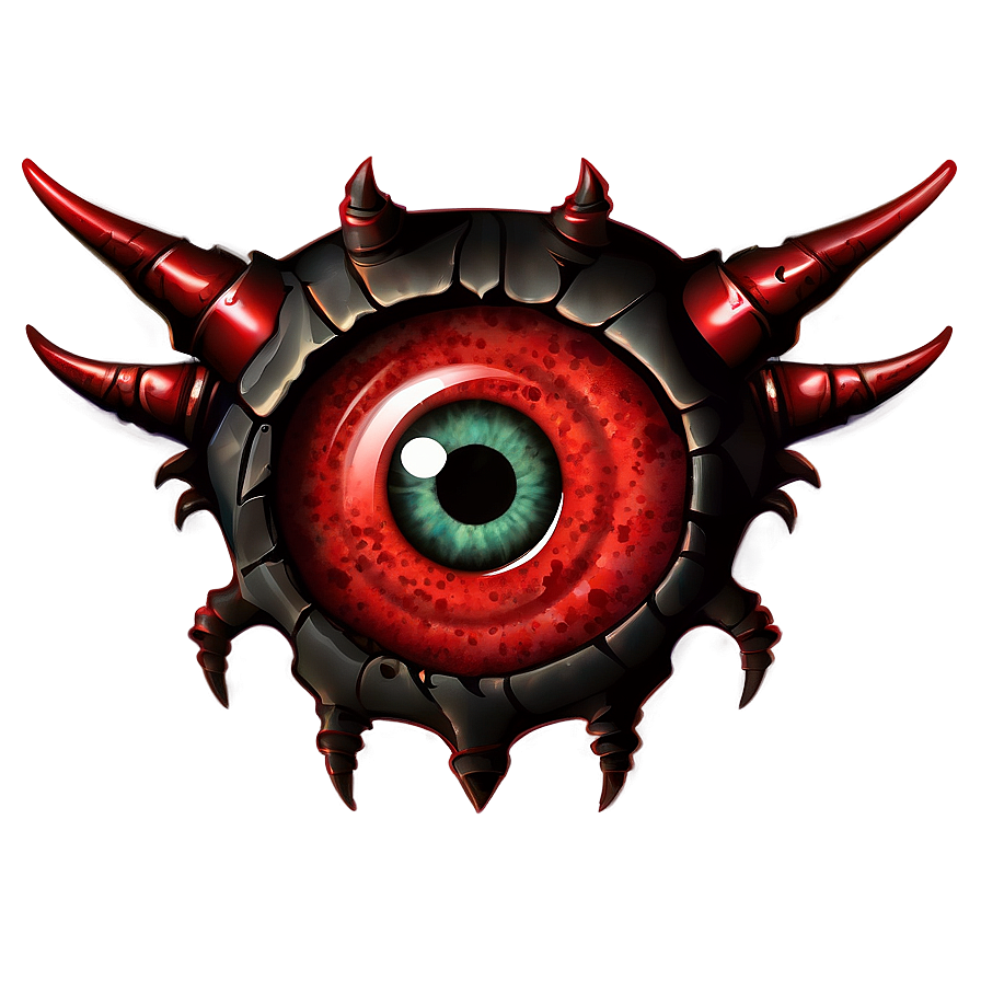 Red Demon Eyes Vector Png 06262024