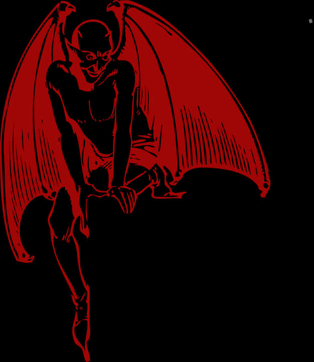 Red Devil Illustration