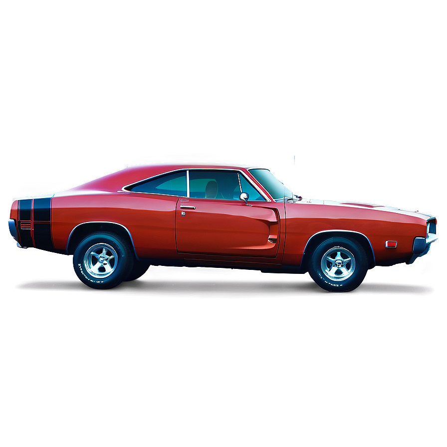 Red Dodge Charger Illustration Png Eos83