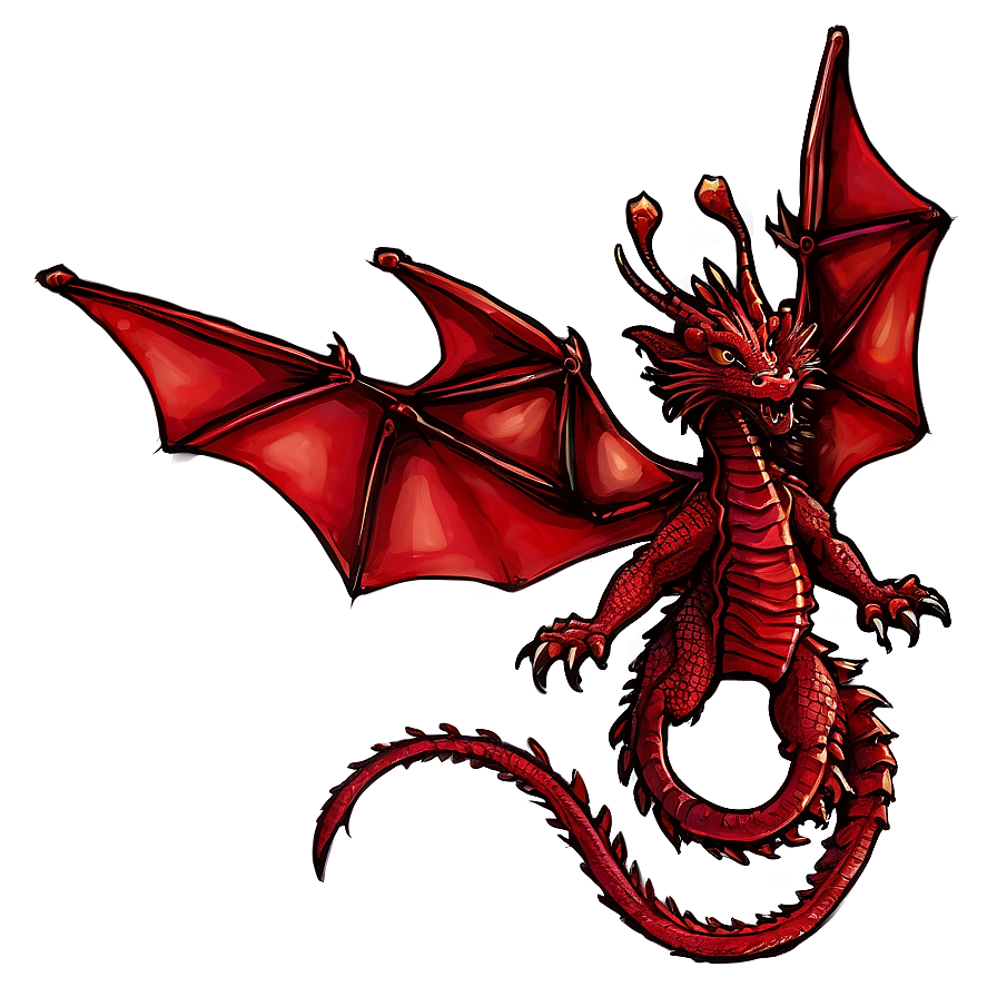 Red Dragon Graphic Png Xlg83