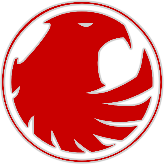 Red Eagle Football Logo