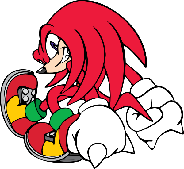 Red Echidna Adventure Pose