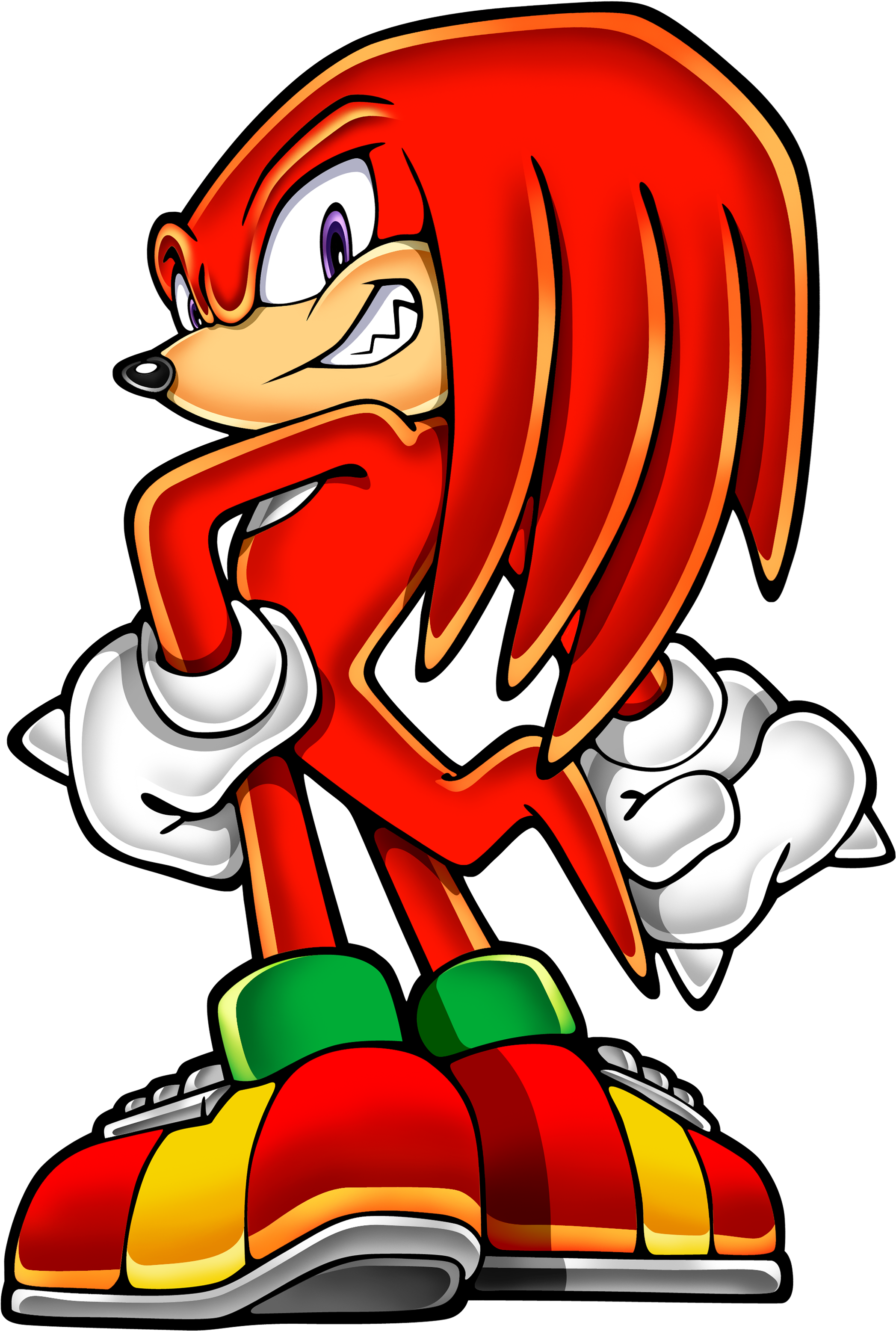 Red_ Echidna_ Character_ Art