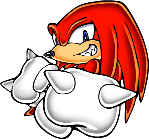 Red Echidna Knuckles Sonic Character