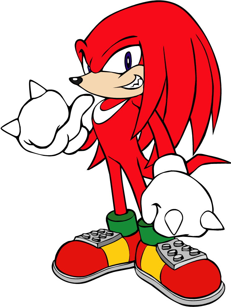 Red Echidna Knuckles Standing