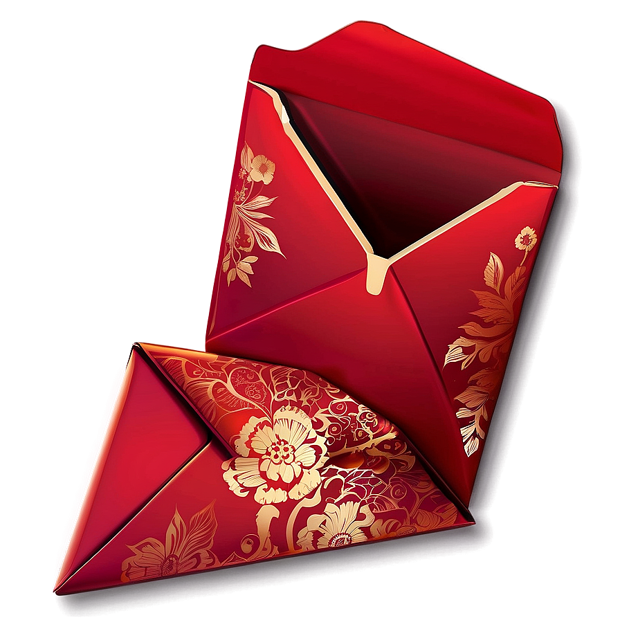 Red Envelope For Special Occasions Png Kyt