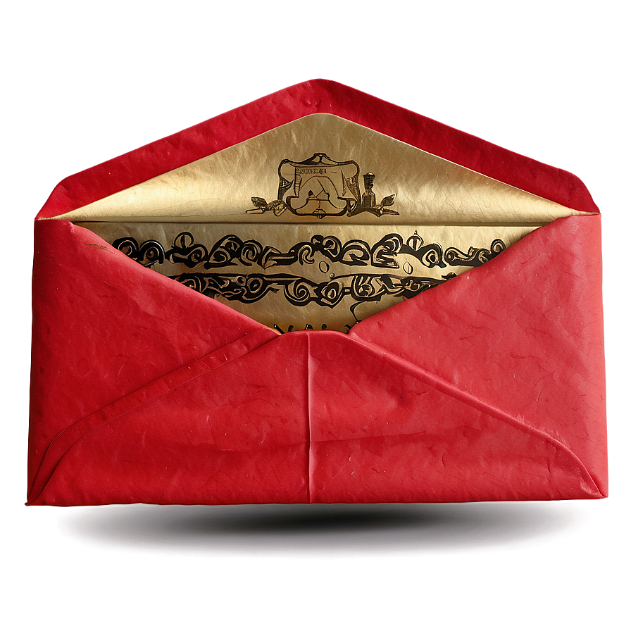 Red Envelope With Seal Png Nmq89