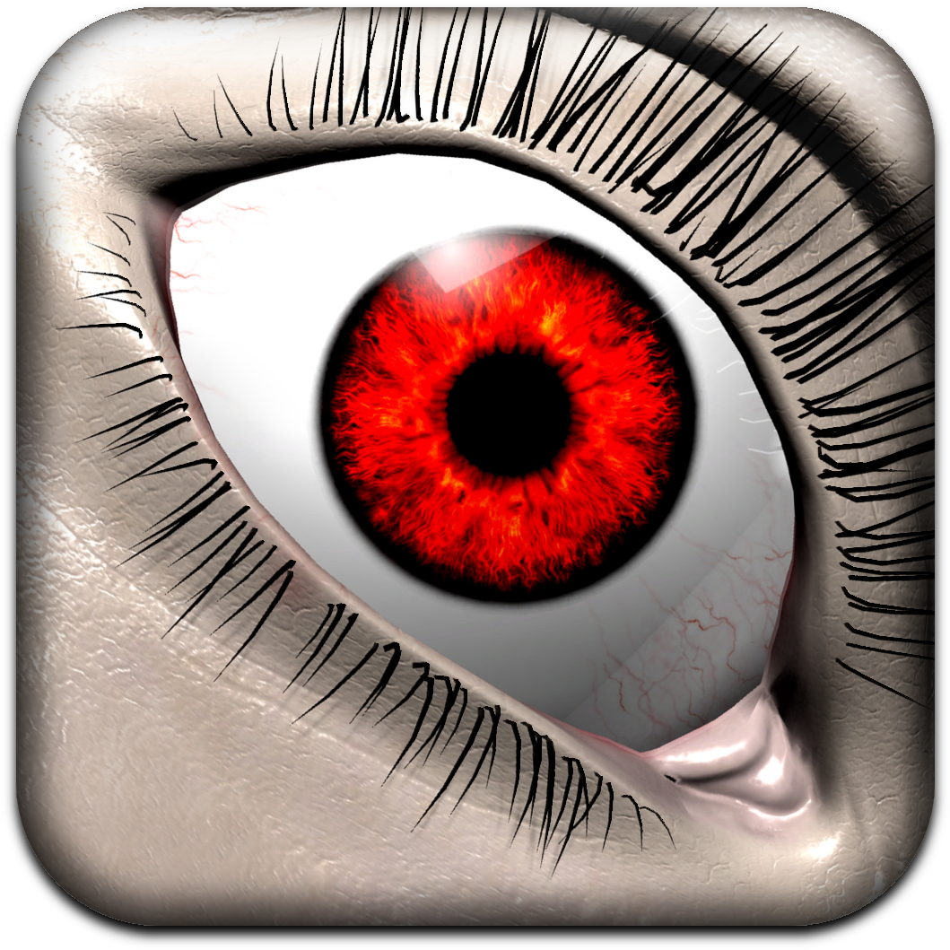 Red Eyed Creepy Look Icon