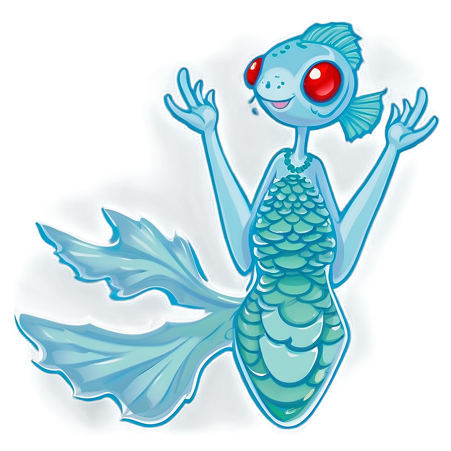 Red Eyes Mermaid Png Ogq23