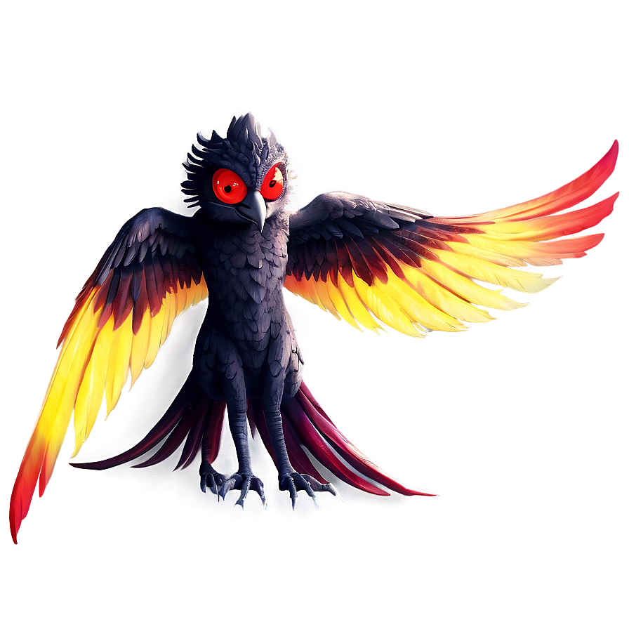 Red Eyes Phoenix Png 05252024